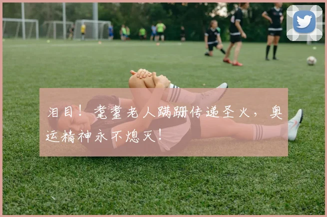 泪目!耄耋老人蹒跚传递圣火,奥运精神永不熄灭!